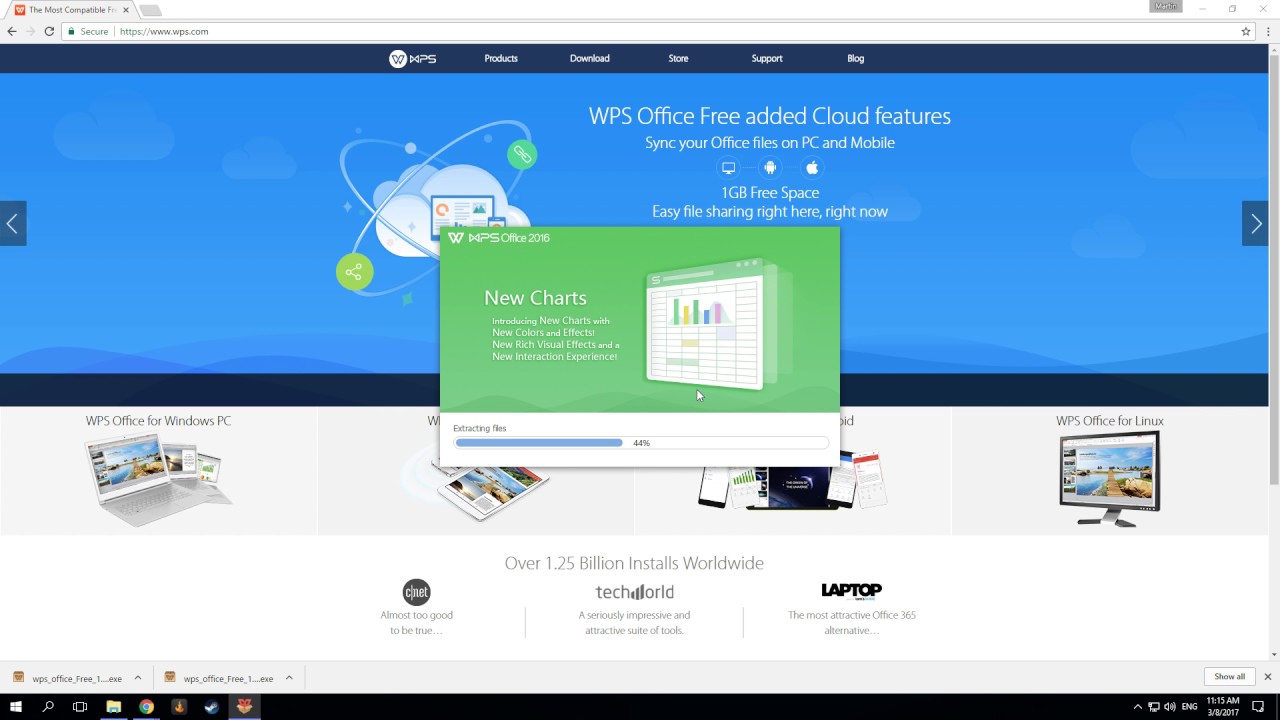 install wps office for free